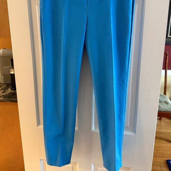 Talbots Chatham Wms Blue Ankle Stretch Pant size 6 - Picture 3 of 9